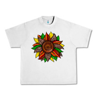 Lunar Rock juneteenth leopard sunflower Urban Heavy Tee - Zillion Design Studio