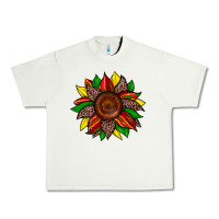 Juneteenth Leopard Sunflower Urban Heavy Tee | Teevron