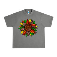 Tornado juneteenth leopard sunflower Urban Heavy Tee - Zillion Design Studio