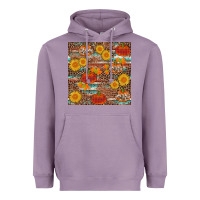 Lavender pumpkin plaid sunflower seamless min Heavyweight Hoodie - AdoDesignShop