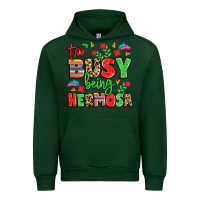 Forest Green too busy being hermosa Urban Hoodie - LillyAllenDesigns