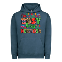Pigment Midnight Navy too busy being hermosa Urban Hoodie - LillyAllenDesigns