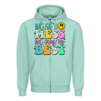 Seafoam bit of a mess but doing my best Zipper Hoodie - JahusDesignShop