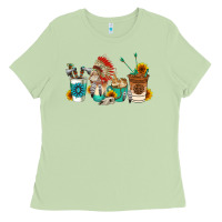 Matcha indian coffee cups Ladies Tee - AdoDesignShop