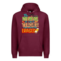 Burgundy the influence of a good teacher Premium Hoodie - NancyCooperArtShop