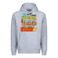 Heather Grey the influence of a good teacher Premium Hoodie - NancyCooperArtShop