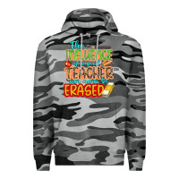 Slate Camo the influence of a good teacher Premium Hoodie - NancyCooperArtShop