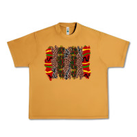 Peanut Butter juneteenth brushstroke Urban Heavy Tee - Zillion Design Studio