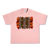 Salmon juneteenth brushstroke Urban Heavy Tee - Zillion Design Studio