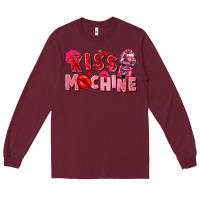 Burgundy kiss machine Long Sleeve Tee - FaDigitalArtStudio