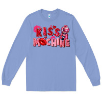 Colony Blue kiss machine Long Sleeve Tee - FaDigitalArtStudio