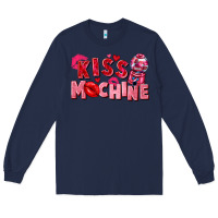 Navy kiss machine Long Sleeve Tee - FaDigitalArtStudio