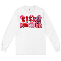 White kiss machine Long Sleeve Tee - FaDigitalArtStudio