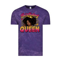 Cloud Purple birthday queen Vintage Tee - Zillion Design Studio