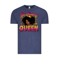 Vintage Denim birthday queen Vintage Tee - Zillion Design Studio