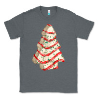 Charcoal Heather white christmas cake Classic Tee - FaDigitalArtStudio