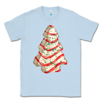 Dusty Blue white christmas cake Classic Tee - FaDigitalArtStudio