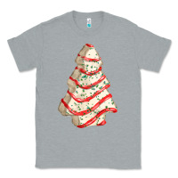 Heather Grey white christmas cake Classic Tee - FaDigitalArtStudio