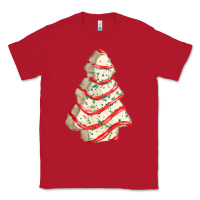 Red white christmas cake Classic Tee - FaDigitalArtStudio