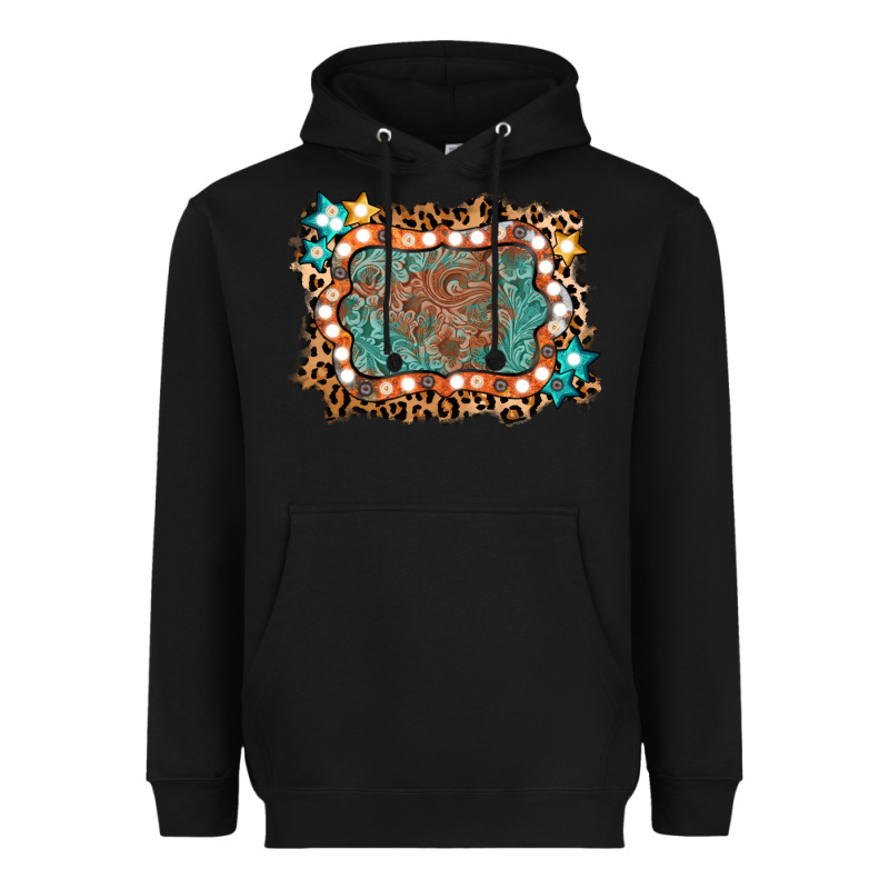 Light Western Frame Heavyweight Hoodie by AdoDesignShop | Teevron