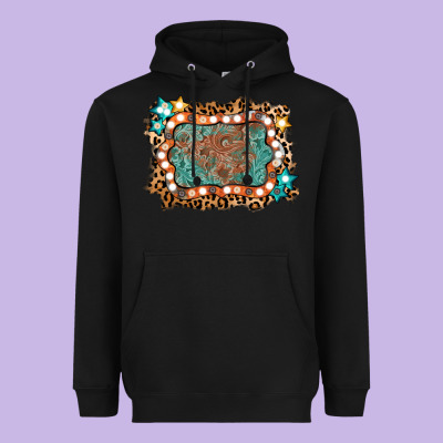 Light Western Frame Heavyweight Hoodie Designed By Adodesignshop