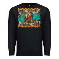 Black western boots and sunflowers tumbler Premium Sweatshirt - Jasminsmagicworld