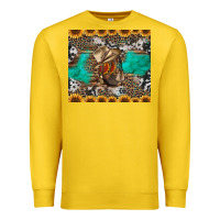 Lemon western boots and sunflowers tumbler Premium Sweatshirt - Jasminsmagicworld
