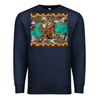 Navy western boots and sunflowers tumbler Premium Sweatshirt - Jasminsmagicworld