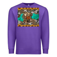 Purple western boots and sunflowers tumbler Premium Sweatshirt - Jasminsmagicworld