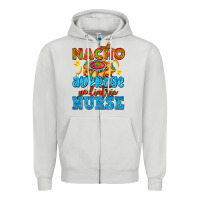 Dove Grey nacho average pediatric nurse   with nacho Zipper Hoodie - AdoDesignShop