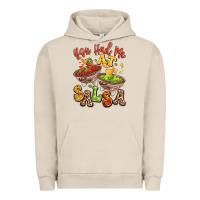 Pigment French Oak you had me at salsa Urban Hoodie - LillyAllenDesigns