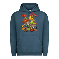 Pigment Midnight Navy you had me at salsa Urban Hoodie - LillyAllenDesigns