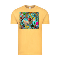Vintage Mustard teacher tumbler Vintage Tee - BarkalooDesign