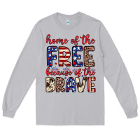 Moon Dust Home of the free because of the brave Long Sleeve Tee - Neo Western