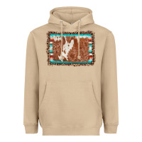 Mushroom leopard serape cowhide  leather background Heavyweight Hoodie - AdoDesignShop