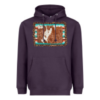 Plum leopard serape cowhide  leather background Heavyweight Hoodie - AdoDesignShop