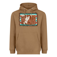 Toasted Coconut leopard serape cowhide  leather background Heavyweight Hoodie - AdoDesignShop