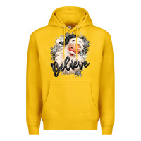 Lemon believe buffalo plaid white christmas santa claus Premium Hoodie - MaliasSmallBusiness