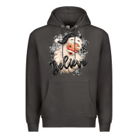 Smoke believe buffalo plaid white christmas santa claus Premium Hoodie - MaliasSmallBusiness