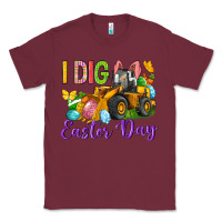 Burgundy I dig Easter Day Classic Tee - Neo Western