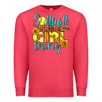Cardinal softball it's a girl thing Premium Sweatshirt - LillyAllenDesigns