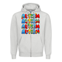 Dove Grey autism accept understand adopt advocate Zipper Hoodie - JahusDesignShop