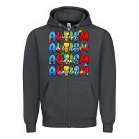 Smoke autism accept understand adopt advocate Zipper Hoodie - JahusDesignShop