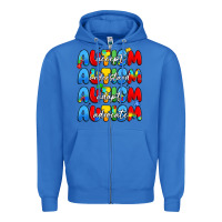 True Royal autism accept understand adopt advocate Zipper Hoodie - JahusDesignShop