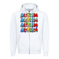 White autism accept understand adopt advocate Zipper Hoodie - JahusDesignShop