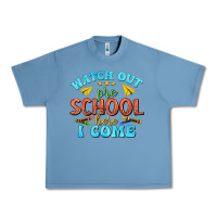 Pebble Blue watch out pre school here i come Urban Heavy Tee - texasbilliewilder