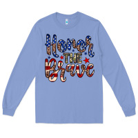 Colony Blue Honor the brave Long Sleeve Tee - Neo Western