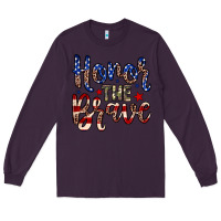Plum Honor the brave Long Sleeve Tee - Neo Western