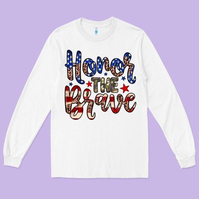 Honor The Brave Long Sleeve Tee Designed By Neo Western
