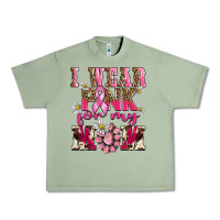 Oil Green i wear pink for my mom Urban Heavy Tee - BarkalooDesign